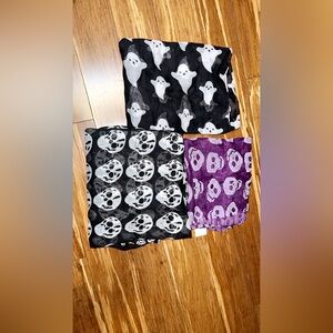 Set of Three Halloween Themed Scarves